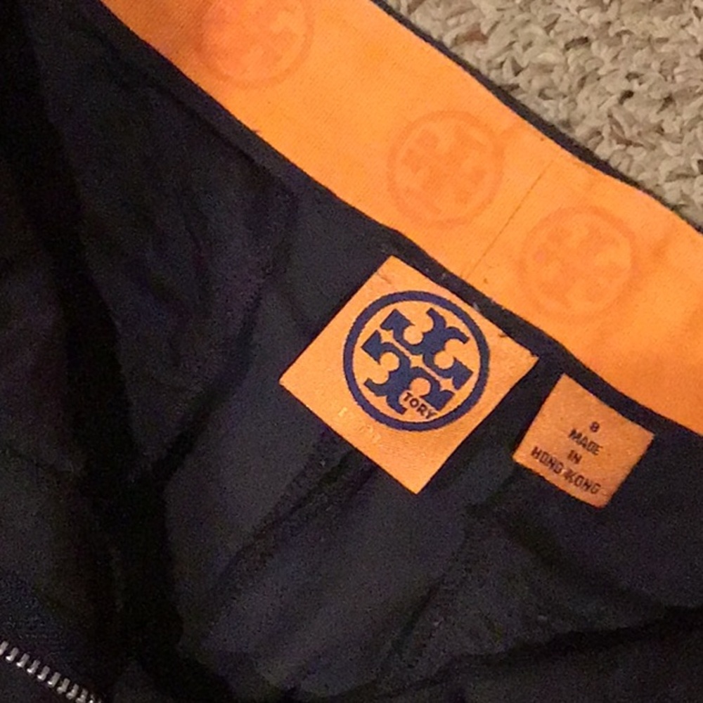 Tory Burch navy charcoal, walking shorts